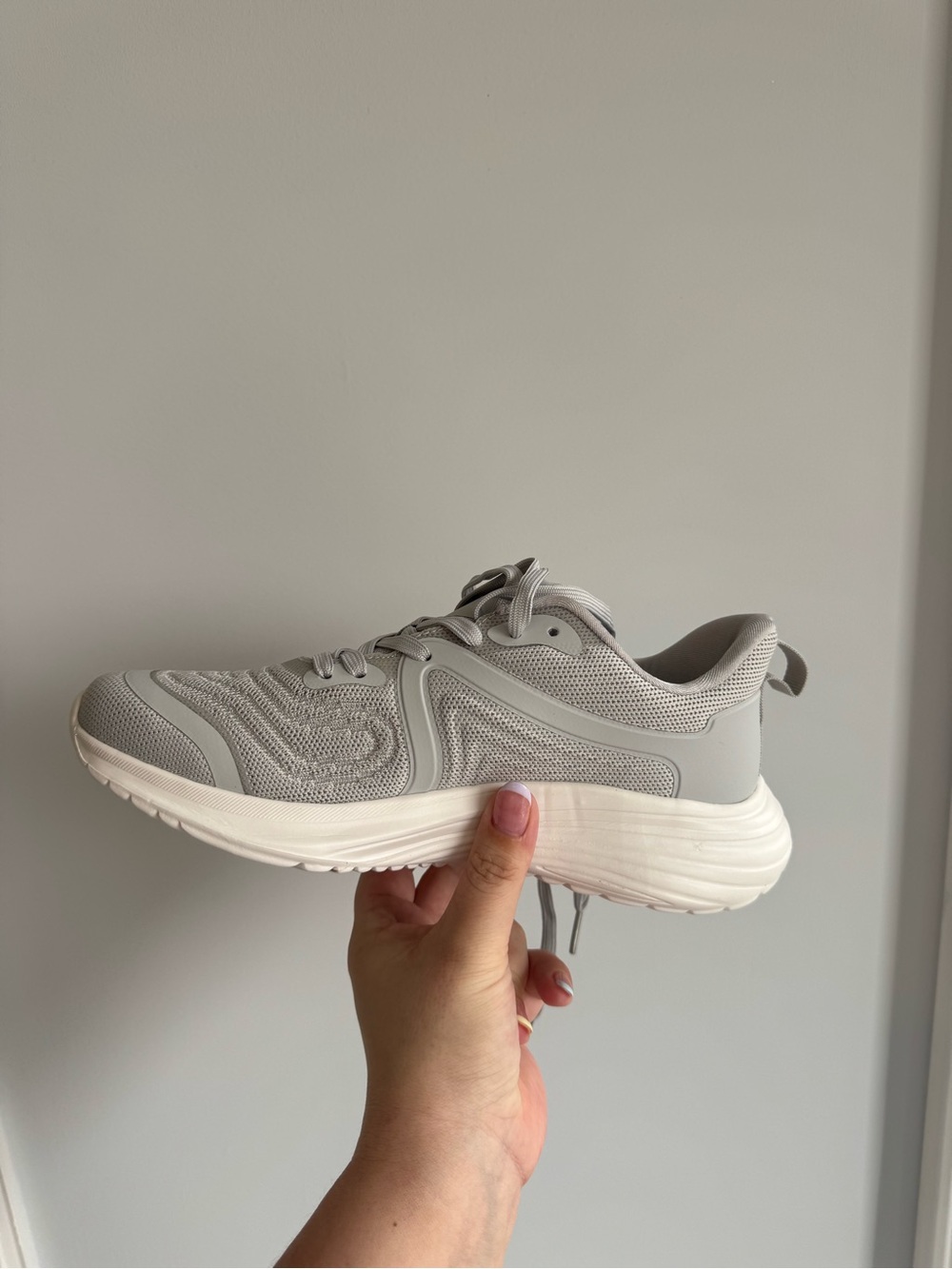 Fabletics Light Gray Women's Running Sneakers